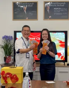 KKSB Beri Ganjaran dan Iktiraf Ejen Berprestasi Cemerlang Melalui Inisiatif Penghargaan Tahun Baharu Cina